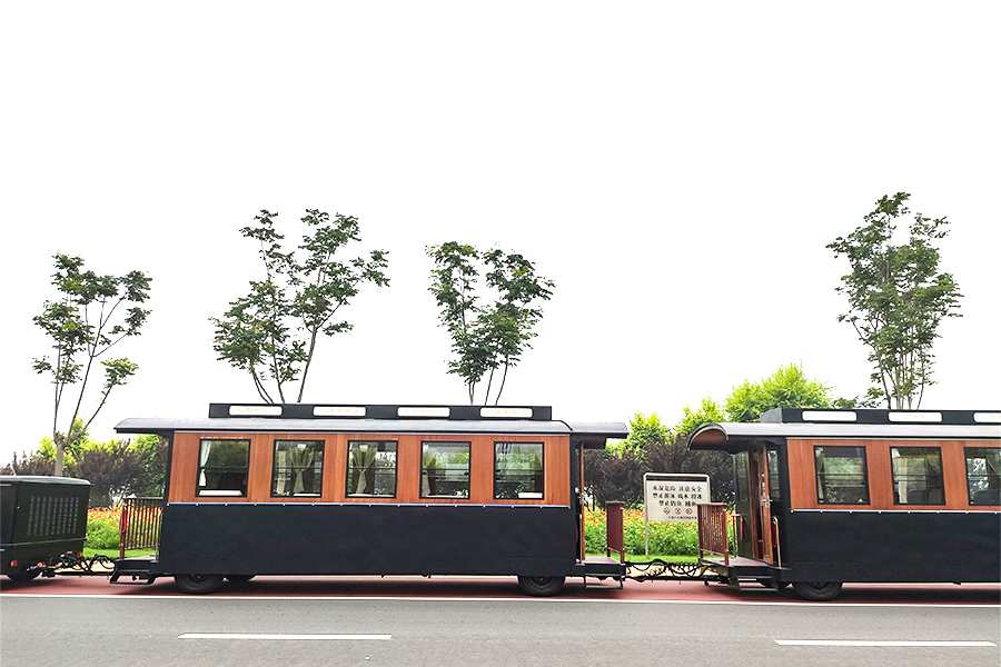 Luxury large trackless simulation train