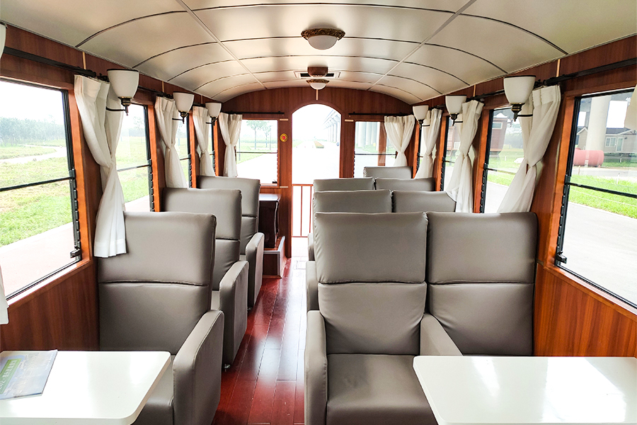 Luxury large trackless simulation train