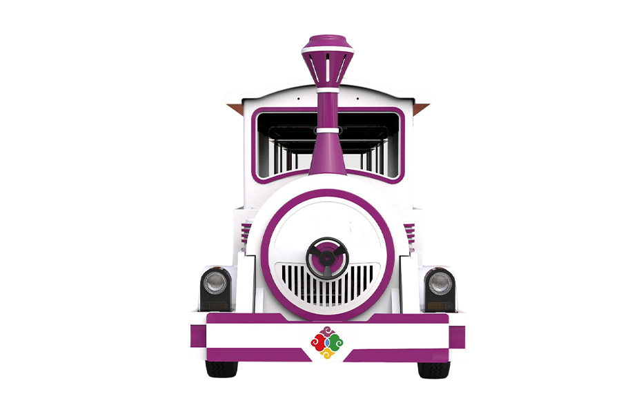 Semi-enclosed 20-seater elegant large trackless sightseeing train