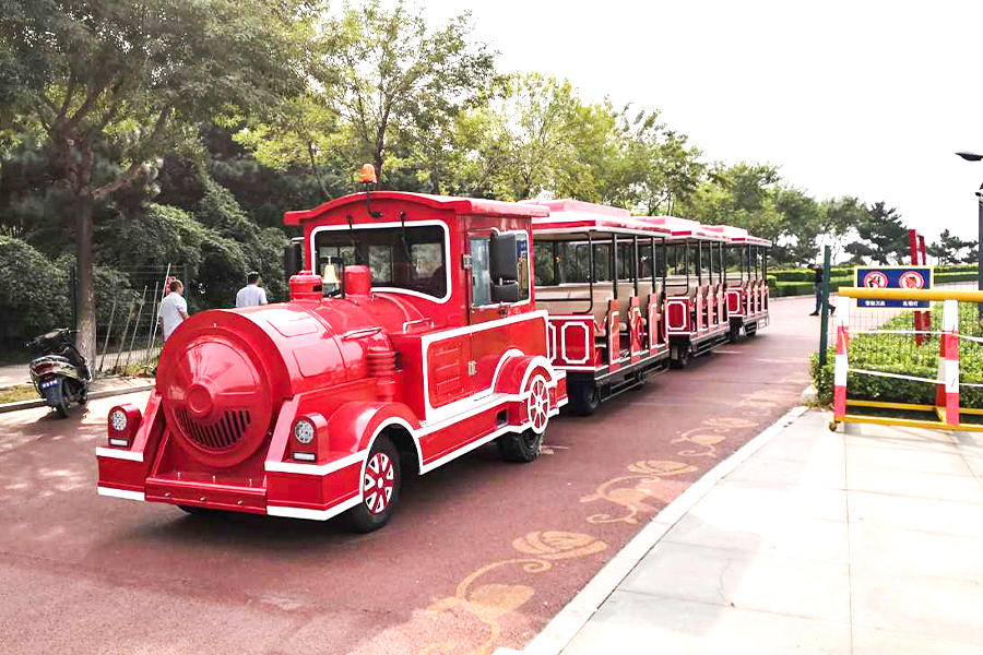 Open carriage 20 elegant large trackless sightseeing train