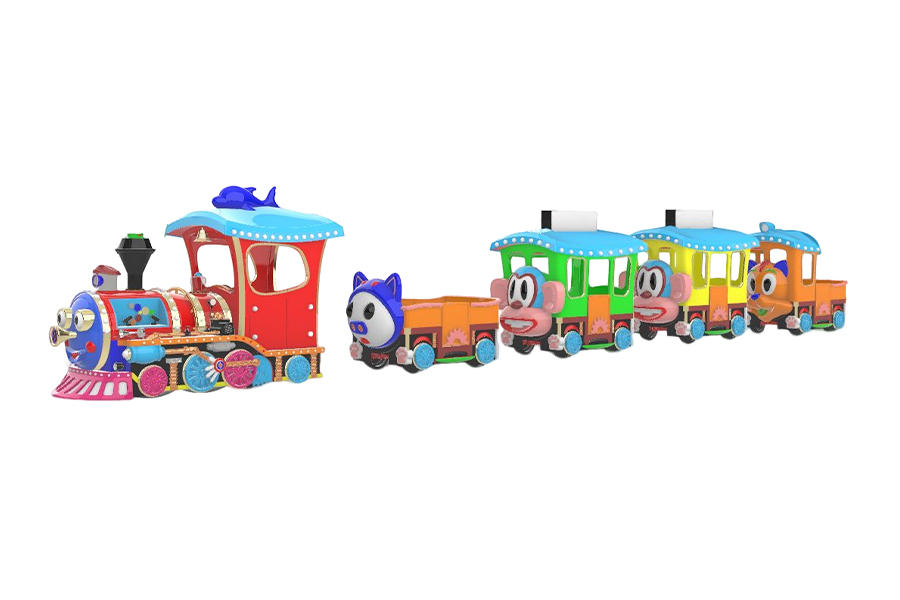 Cartoon Parent-Child Interactive Series Children's Trackless Train