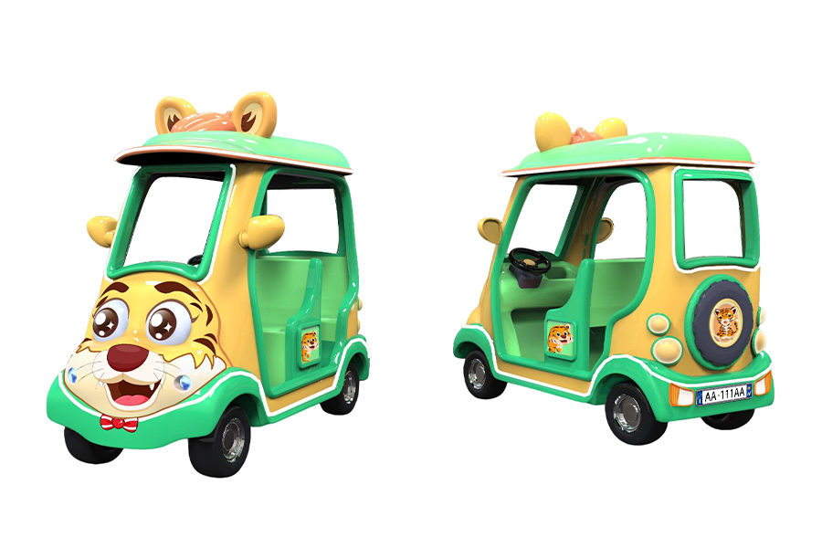 Four-seat cartoon electric sightseeing car
