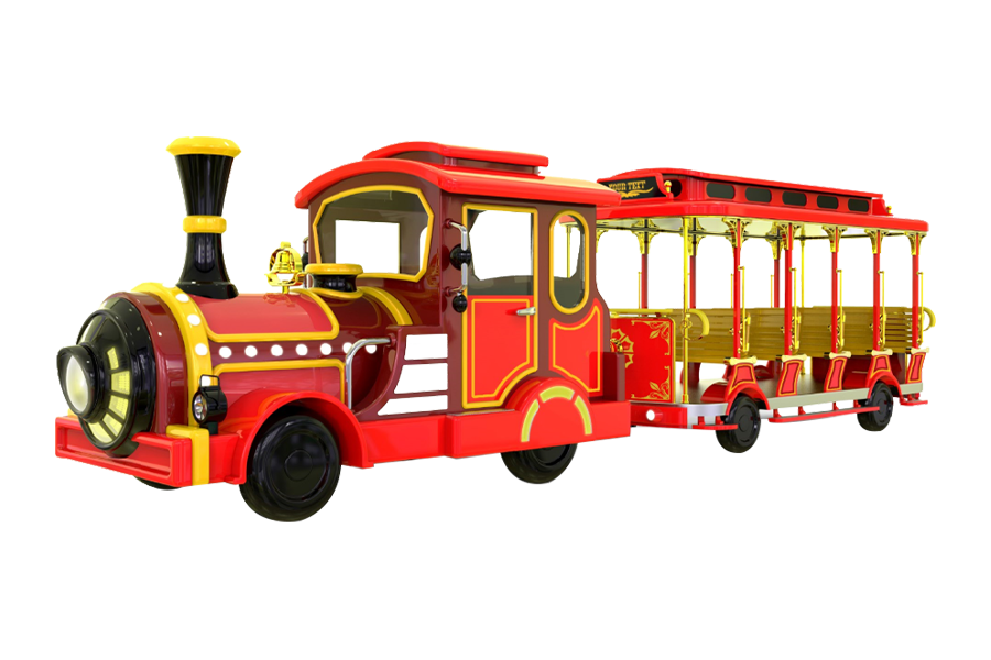 Tram type large trackless sightseeing train