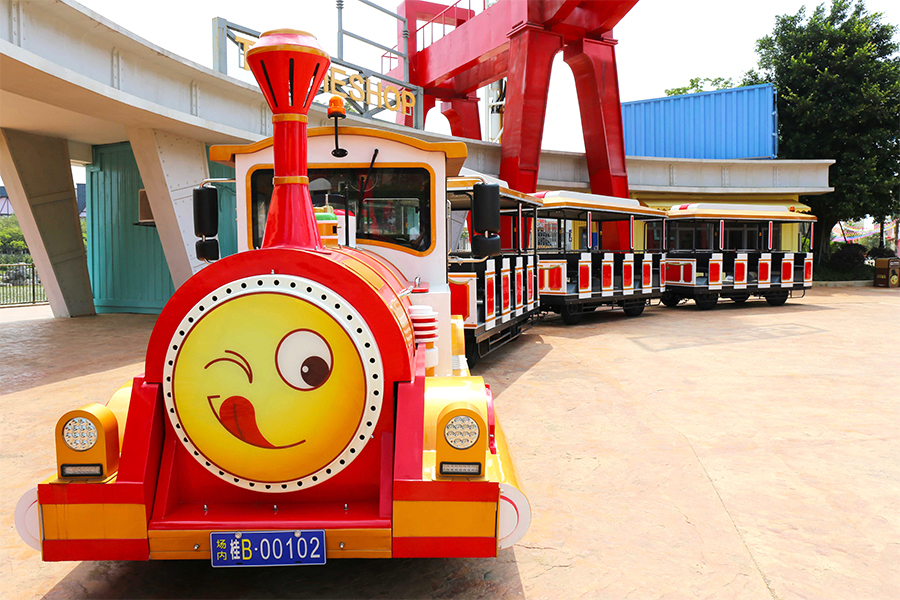 Open carriage 20 elegant large trackless sightseeing train
