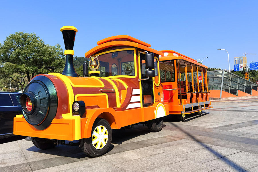 Tram type large trackless sightseeing train
