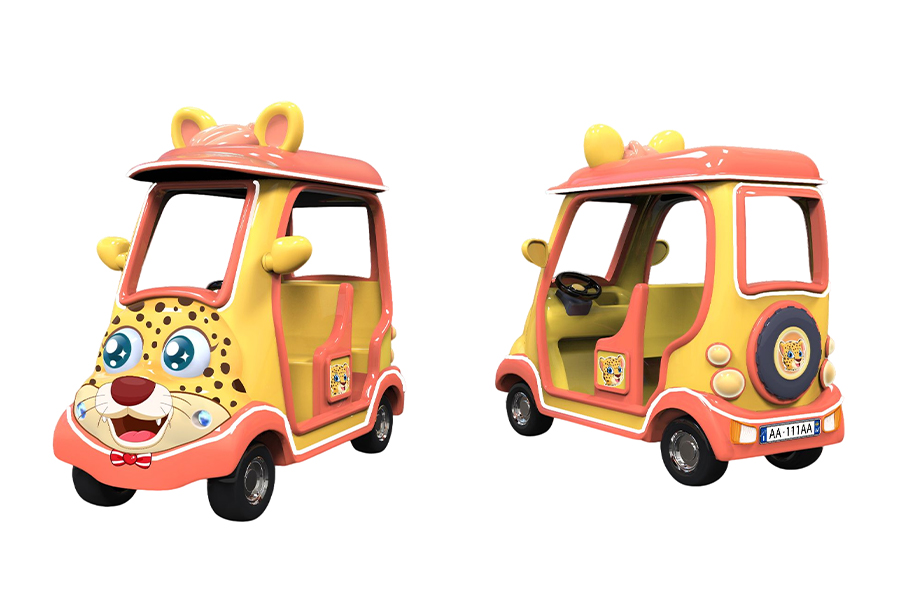 Four-seat cartoon electric sightseeing car