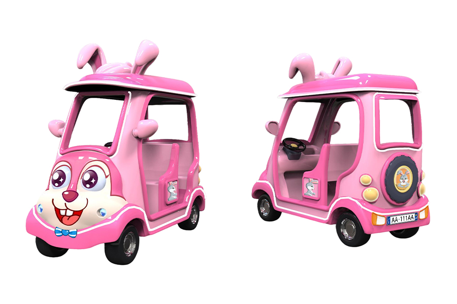 Four-seat cartoon electric sightseeing car