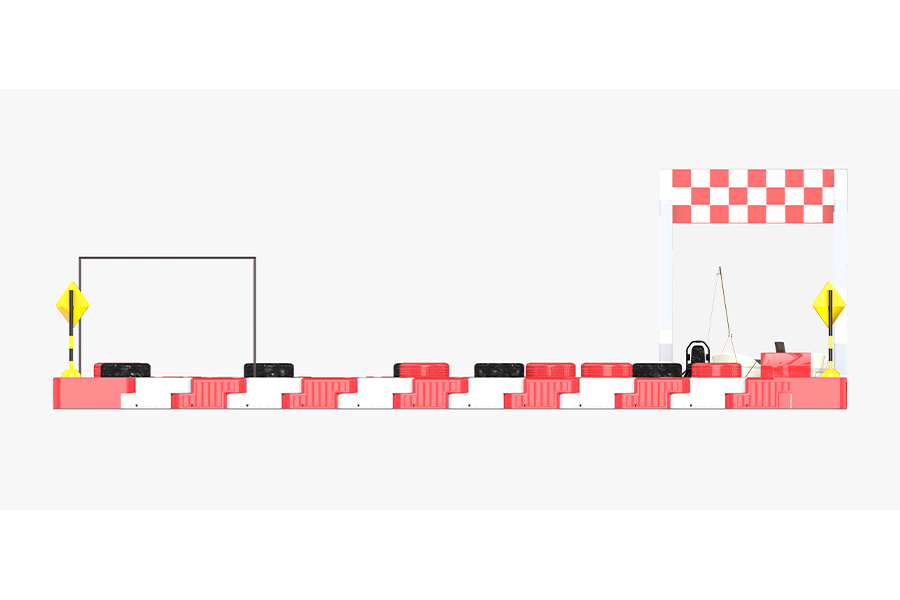Kids amusement Go kart 