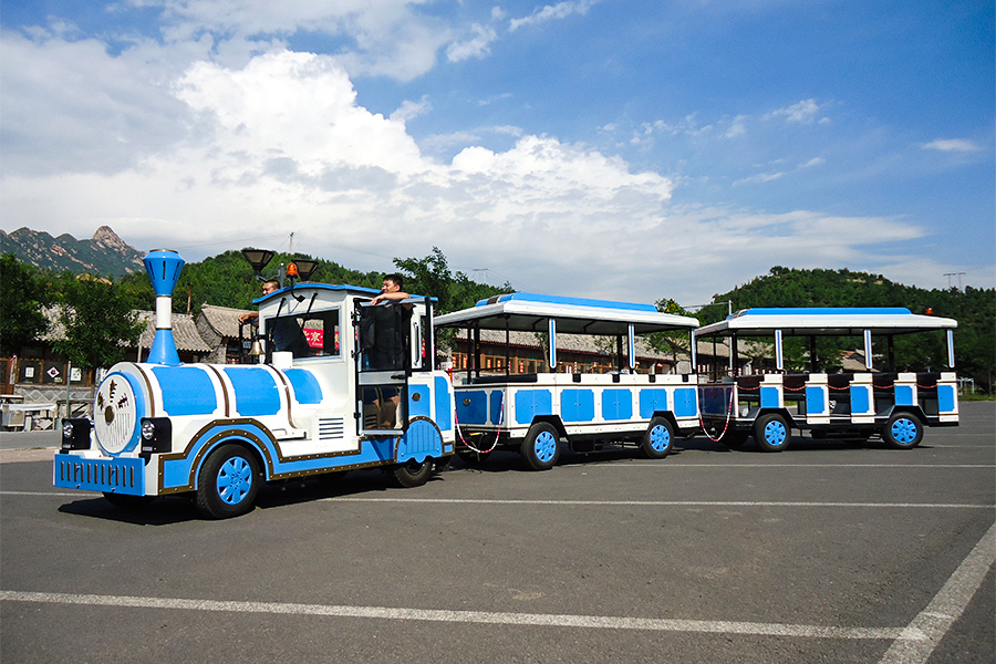 20-seat open carriage classic large trackless sightseeing train