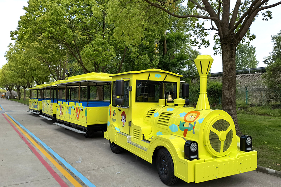 20-seat semi-enclosed carriage classic large trackless sightseeing train