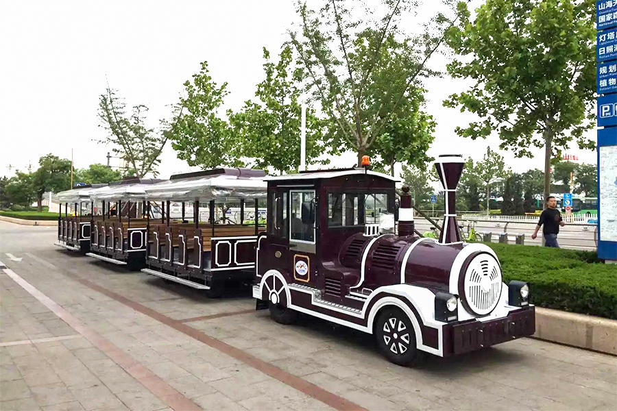 20-seat open carriage classic large trackless sightseeing train