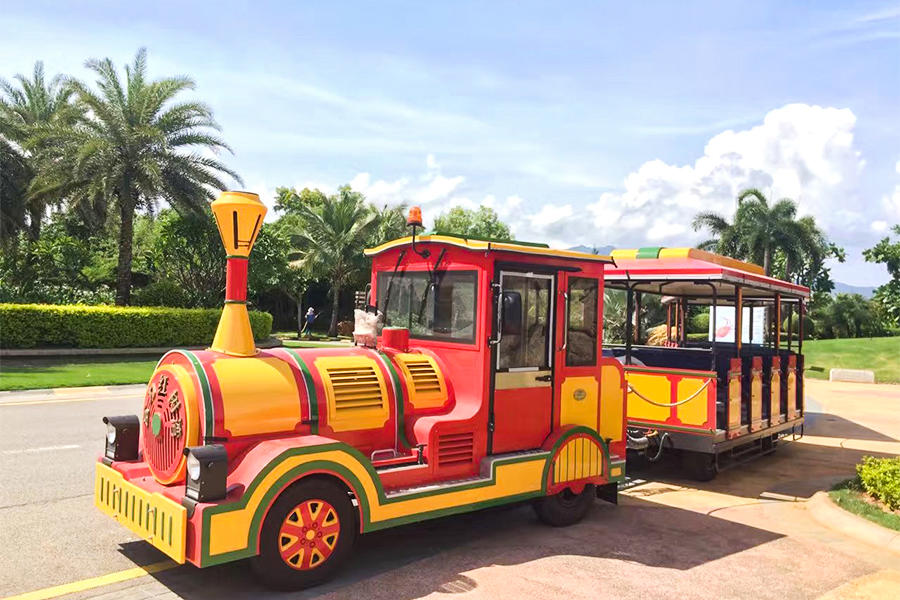 20-seat open carriage classic large trackless sightseeing train
