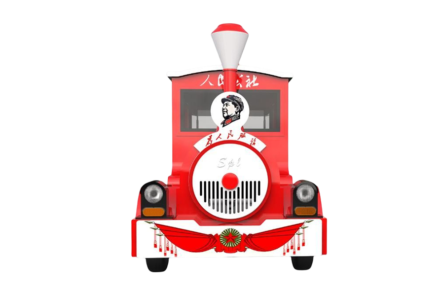 20-seat semi-enclosed carriage classic large trackless sightseeing train