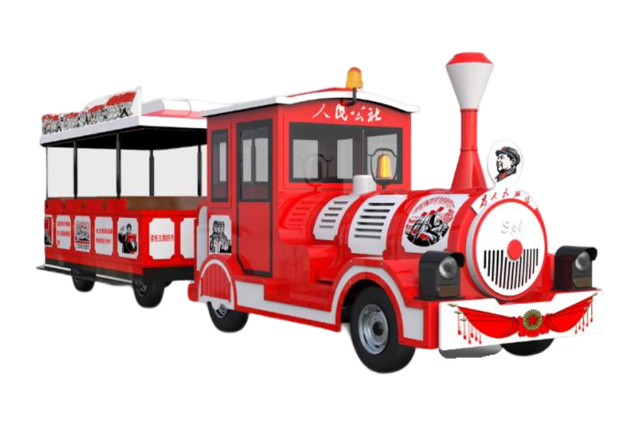 20-seat semi-enclosed carriage classic large trackless sightseeing train