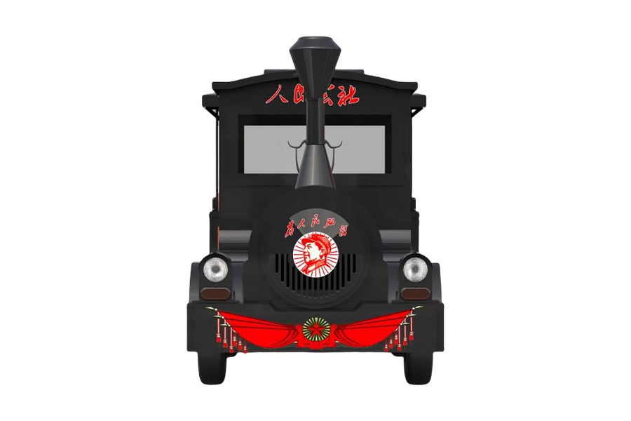 20-seat semi-enclosed carriage classic large trackless sightseeing train