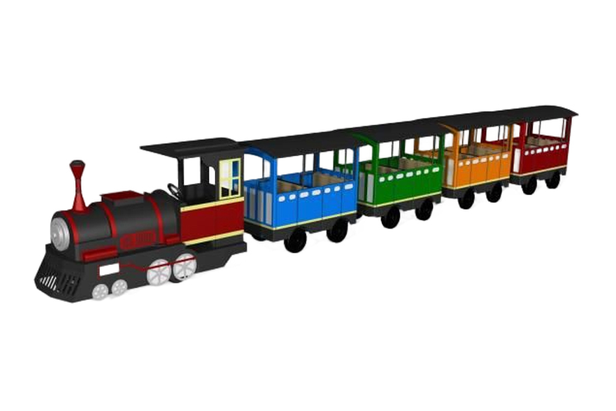 4-seater classic park cruise series train