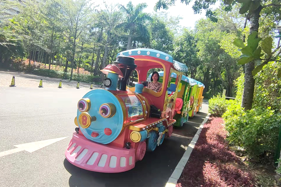 Cartoon Parent-Child Interactive Series Children's Trackless Train