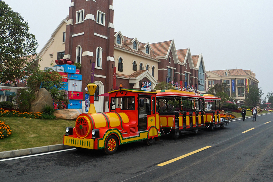 20-seat open carriage classic large trackless sightseeing train