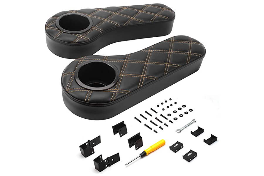Armrest With Cup Holder Flip Type