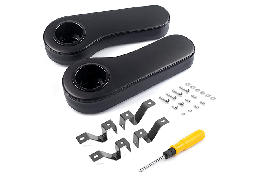 Armrest With Cup Holder No-Drill Typ