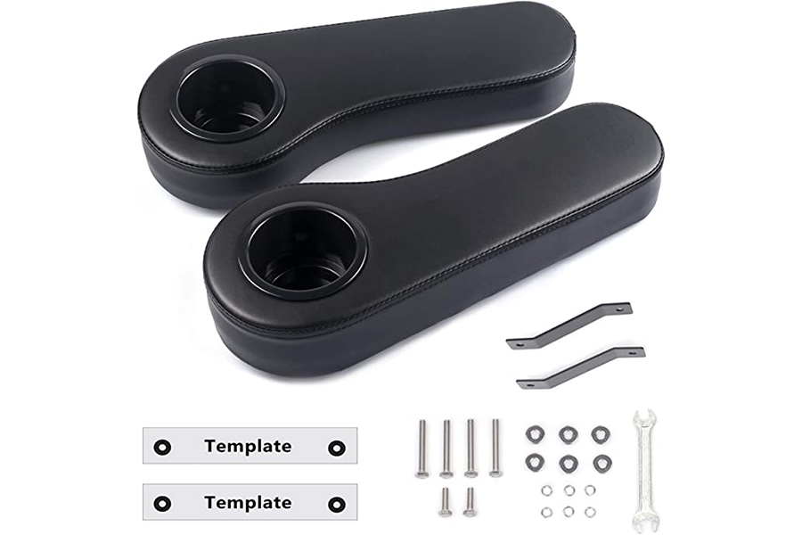 Armrest With Cup Holder Drill Type