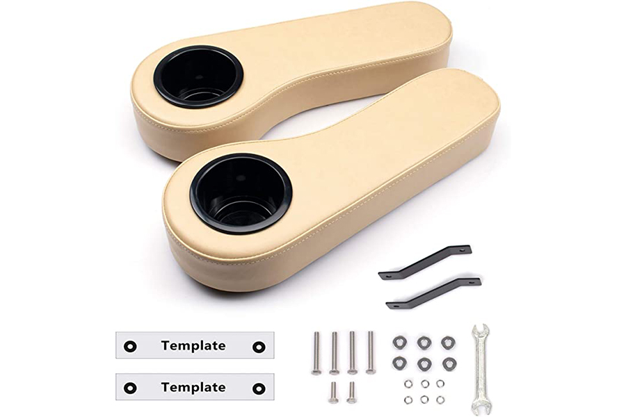Armrest With Cup Holder Drill Type