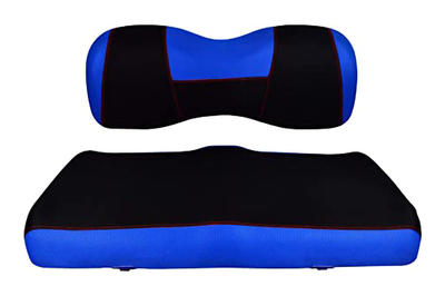 Golf Cart Seat Covers Ytype Blue & Black