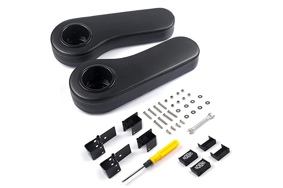 Armrest With Cup Holder Flip Type