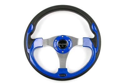 Golf Cart Steering Wheels & Adapter Blue