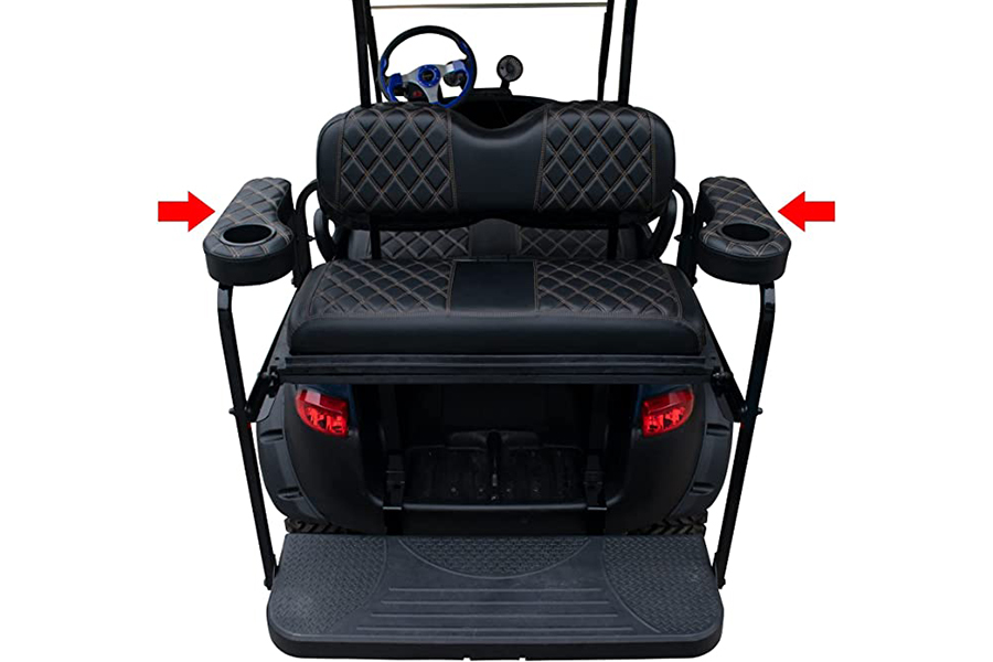 Armrest With Cup Holder Flip Type