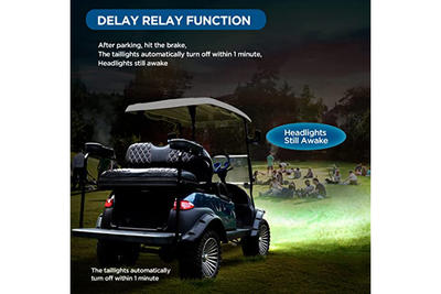 Upgraded Golf Cart Light Kit (club car precedent gas & electric models)