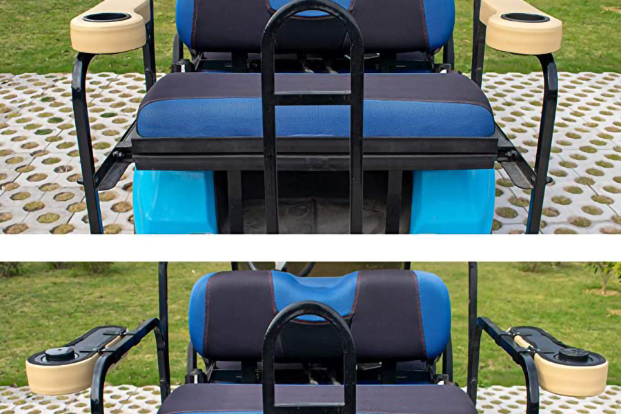 Armrest With Cup Holder Flip Type