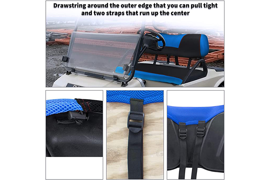 Seat Covers Blue & Black 
