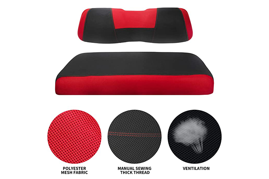 Seat Covers Dtype Red & Black