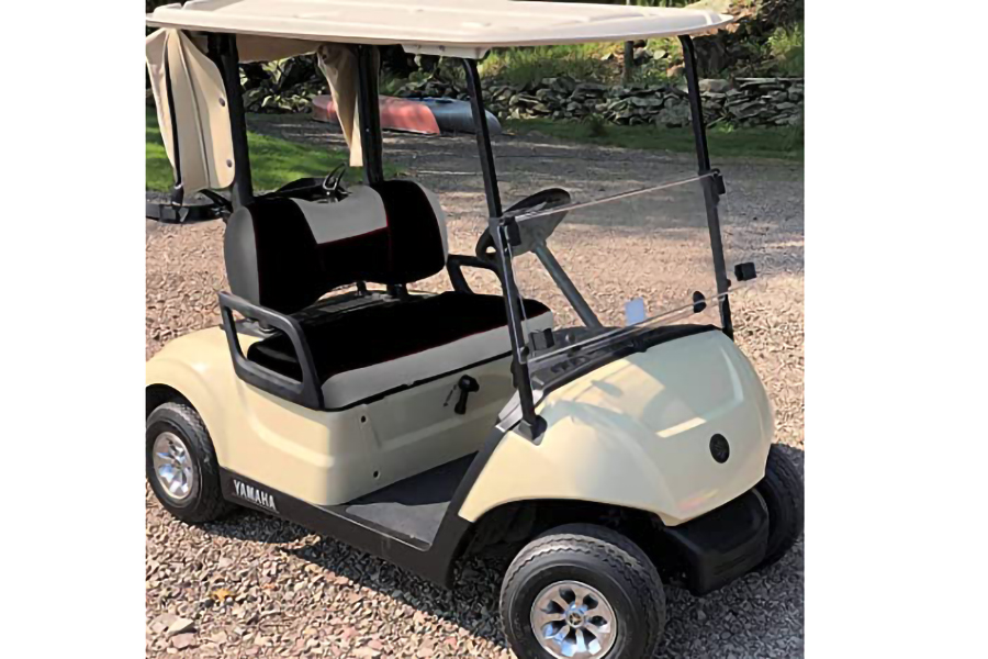Golf Cart Seat Covers Ytype Grey & Black