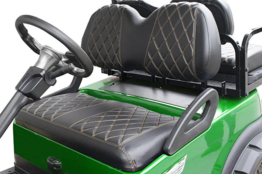 Golf Cart Seat Covers P Diamond type Black